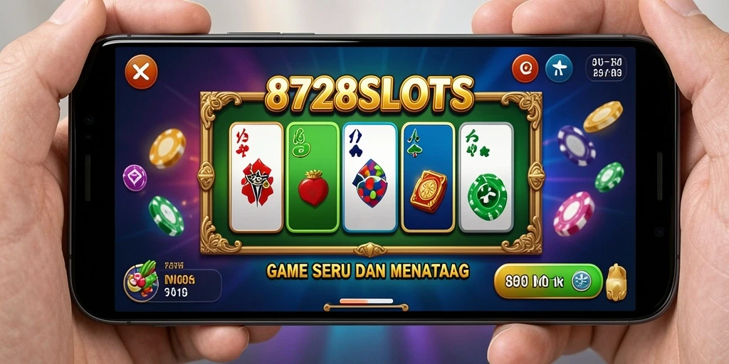 Tampilan gameplay seru dan interaktif di 8728SLOTS.