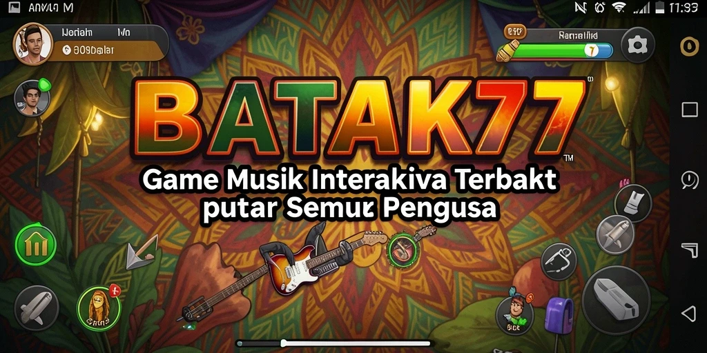 Tampilan gameplay interaktif dan menyenangkan dari BATIK77.