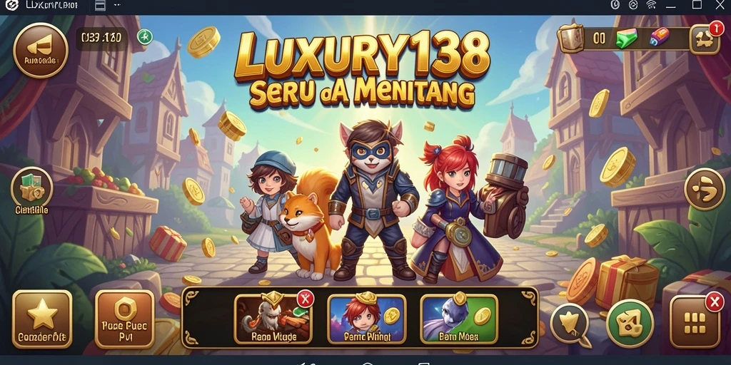 Tampilan gameplay seru dari LUXURY138 yang menantang.