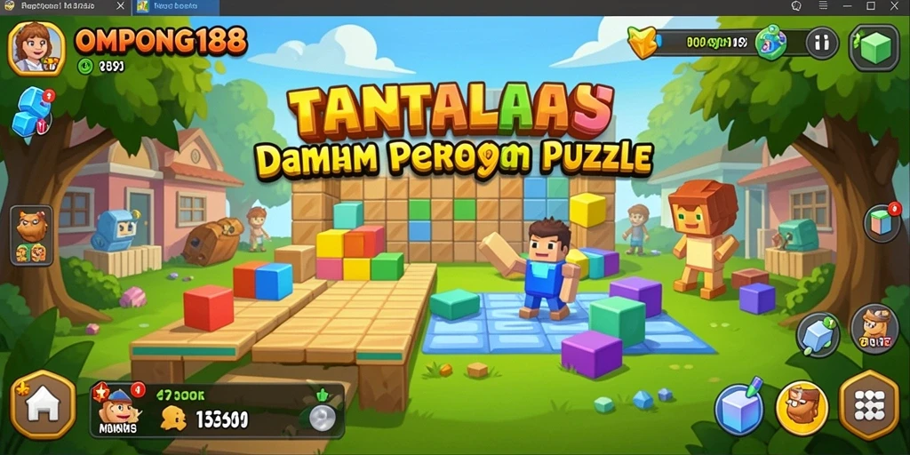 Tampilan gameplay OMPONG188 yang seru dan menantang.